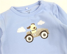 Name It chambray blue hundeprint body